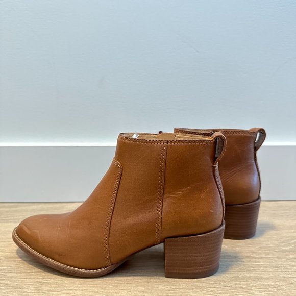 *EUC Only Worn Once* Madewell Leather Booties The Asher Boots size 5.5 - Picture 9 of 16